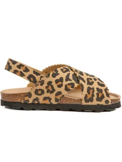 BABUNKERS Family Sandalen in Beige/ Braun Hot