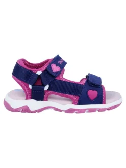 Richter Shoes Sandalen in Dunkelblau/ Pink>Kinder Sandalen·Sandalen