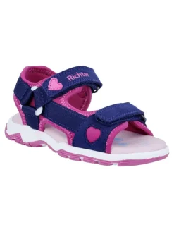 Richter Shoes Sandalen in Dunkelblau/ Pink>Kinder Sandalen·Sandalen