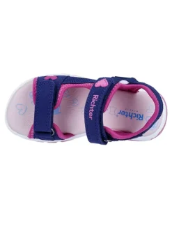 Richter Shoes Sandalen in Dunkelblau/ Pink><noscript><img width=