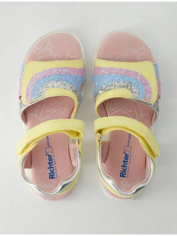 Richter Shoes Sandalen in Gelb Sale