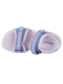 Richter Shoes Sandalen in Hellblau/ Rosa Hot