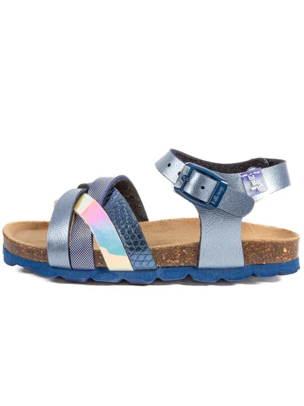 billowy Sandalen "Rosso" in Blau Outlet