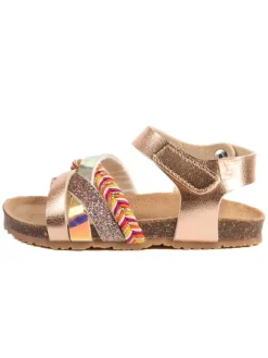 billowy Sandalen "Rosso" in Rosa