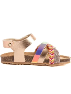 billowy Sandalen "Rosso" in Rosa