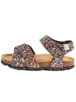 billowy Sandalen "Rosso" in Schwarz Sale