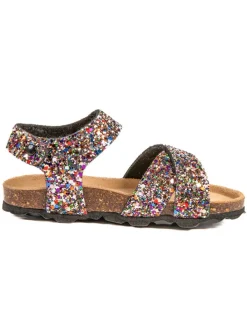 billowy Sandalen "Rosso" in Schwarz Sale