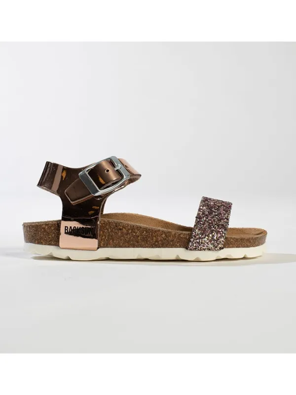 BACKSUN Sandalen "Shangri" in Roségold Best