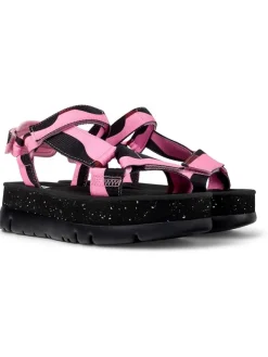 Camper Sandaletten in Schwarz/ Rosa>Damen Sandalen