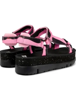 Camper Sandaletten in Schwarz/ Rosa>Damen Sandalen