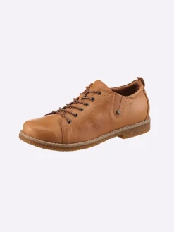 Andrea Conti Schnürer in cognac>Damen Schnürschuhe