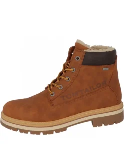 Tom Tailor Schnürstiefel in Braun Online