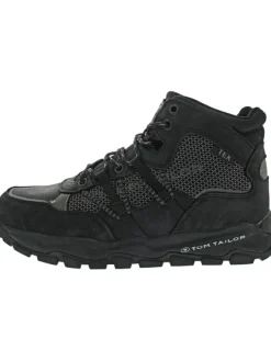 Tom Tailor Schnürstiefel Schwarz New