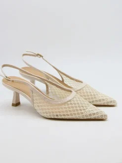 Belucci Slingpumps in Beige>Damen Pumps