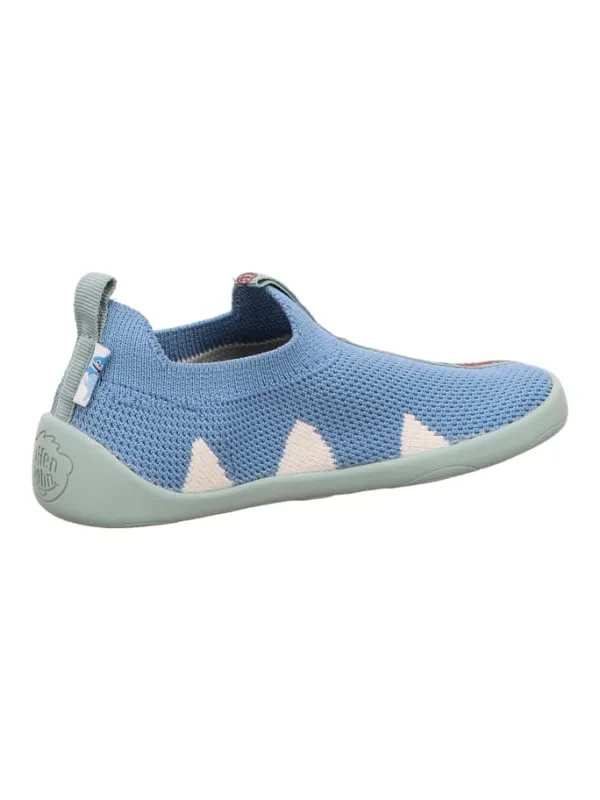 Affenzahn Slipper in Blau>Kinder Halbschuhe·Slipper