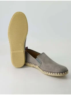 Verbenas Slipper in Grau Clearance
