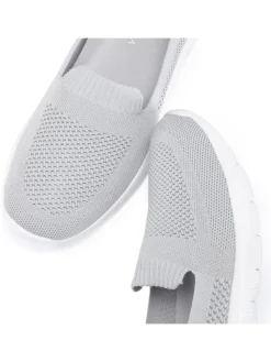LASCANA Slipper in hellgrau Hot