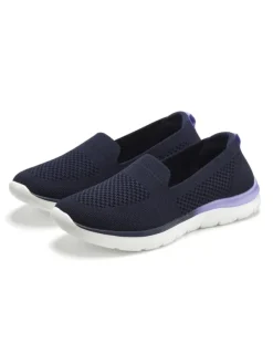 LASCANA Slipper in marine/mehrfarbig>Kinder Halbschuhe·Slipper