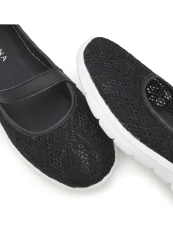 LASCANA Slipper in schwarz Hot