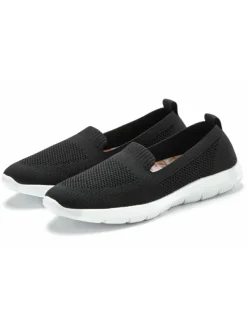 LASCANA Slipper in schwarz