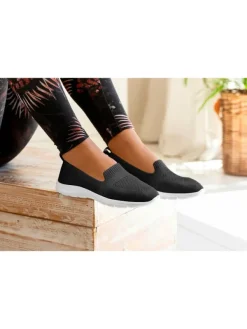 LASCANA Slipper in schwarz