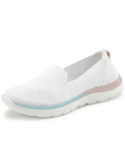 LASCANA Slipper in weiß/mehrfarbig>Kinder Halbschuhe·Slipper