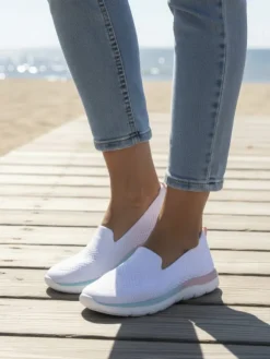 LASCANA Slipper in weiß/mehrfarbig>Kinder Halbschuhe·Slipper