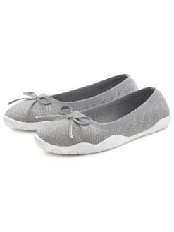 LASCANA Sneaker Ballerinas in grau Hot