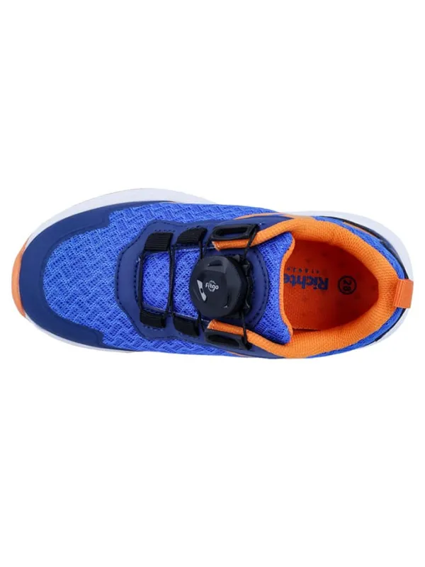 Richter Shoes Sneakers "Buddy" in Blau/ Orange>Kinder Sneakers·Sneakers Low