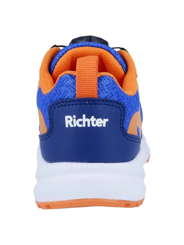 Richter Shoes Sneakers "Buddy" in Blau/ Orange>Kinder Sneakers·Sneakers Low