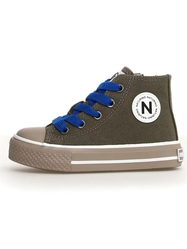 Naturino Sneakers "Cipria" in Khaki/ Blau Online