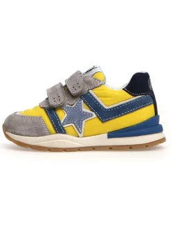 Naturino Sneakers "Evon" in Gelb/ Grau/ Dunkelblau>Kinder Sneakers·Sneakers Low|Sneakers