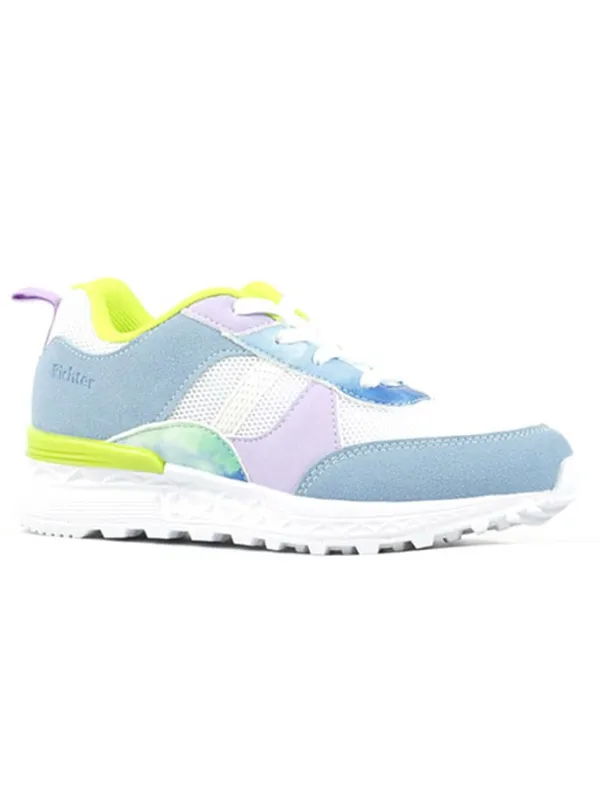 Richter Shoes Sneakers "Future2" in Weiß/ Blau/ Gelb>Kinder Sneakers·Sneakers High