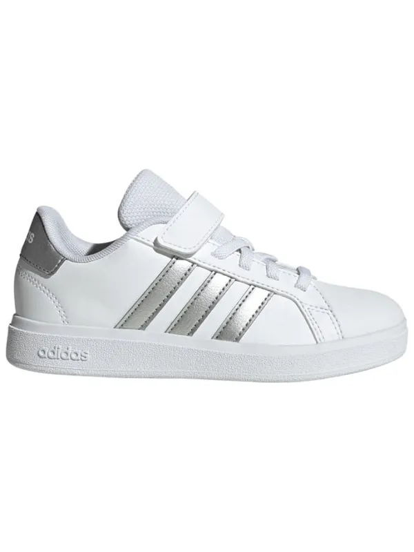 adidas Sneakers "Grand Court 2.0" in Weiß/ Silber>Kinder Sneakers·Sneakers Low