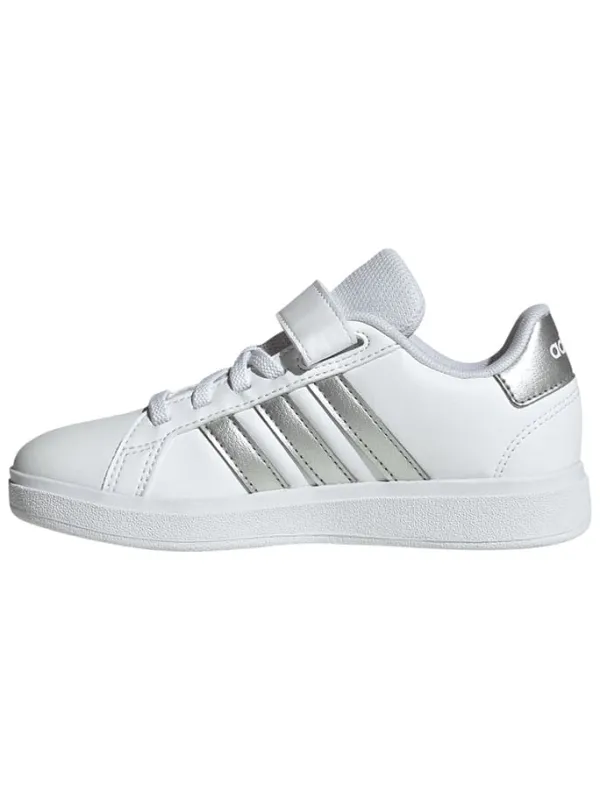 adidas Sneakers "Grand Court 2.0" in Weiß/ Silber>Kinder Sneakers·Sneakers Low