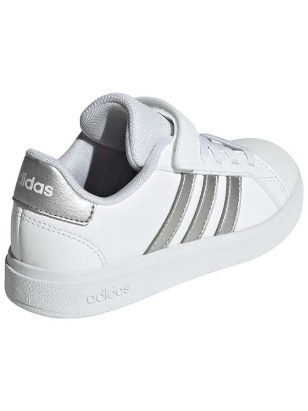 adidas Sneakers "Grand Court 2.0" in Weiß/ Silber>Kinder Sneakers·Sneakers Low