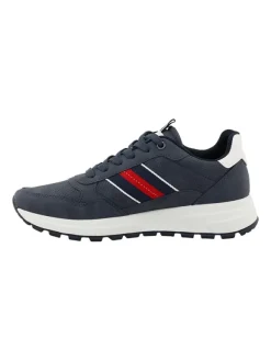 Tom Tailor Sneakers in Dunkelblau/ Weiß/ Rot Clearance