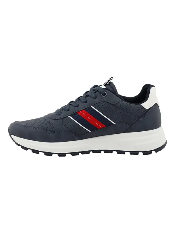 Tom Tailor Sneakers in Dunkelblau/ Weiß/ Rot Clearance