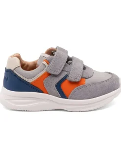 bisgaard Sneakers in Grau/ Blau/ Orange>Kinder Sneakers|Sneakers·Sneakers Low