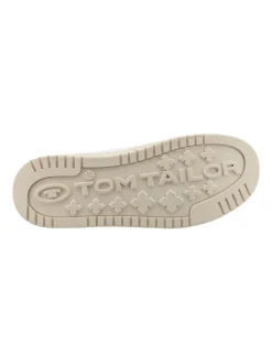 Tom Tailor Sneakers in Weiß/ Beige><noscript><img width=