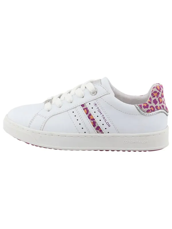 Tom Tailor Sneakers in Weiß/ Bunt Best
