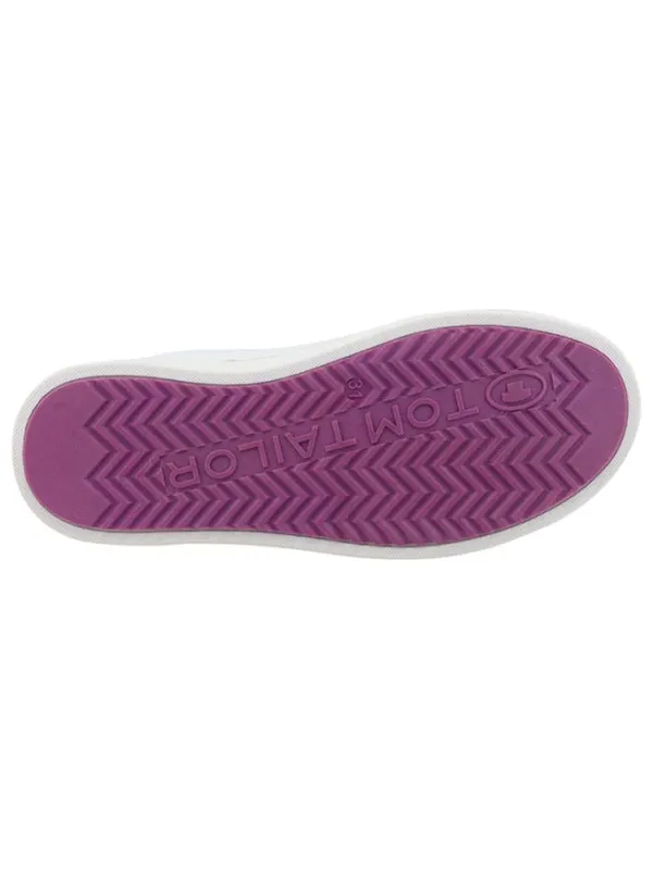 Tom Tailor Sneakers in Weiß/ Bunt Best