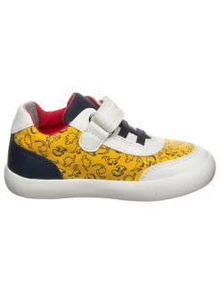 Geox Sneakers in Weiß/ Gelb Hot