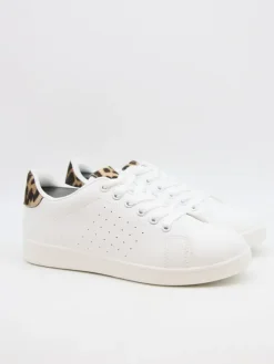Bellucci Sneakers in Weiß/ Hellbraun Sale