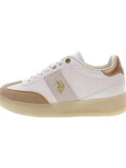 U.S. Polo Assn. Sneakers in Weiß/ Hellbraun Online
