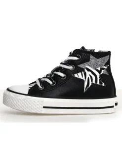 Naturino Sneakers in Weiß/ Schwarz Clearance