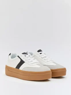 Bellucci Sneakers in Weiß/ Schwarz/ Grau>Damen Sneakers