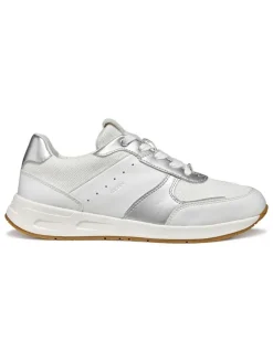 Geox Sneakers in Weiß/ Silber Best