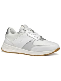 Geox Sneakers in Weiß/ Silber Best