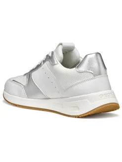 Geox Sneakers in Weiß/ Silber Best